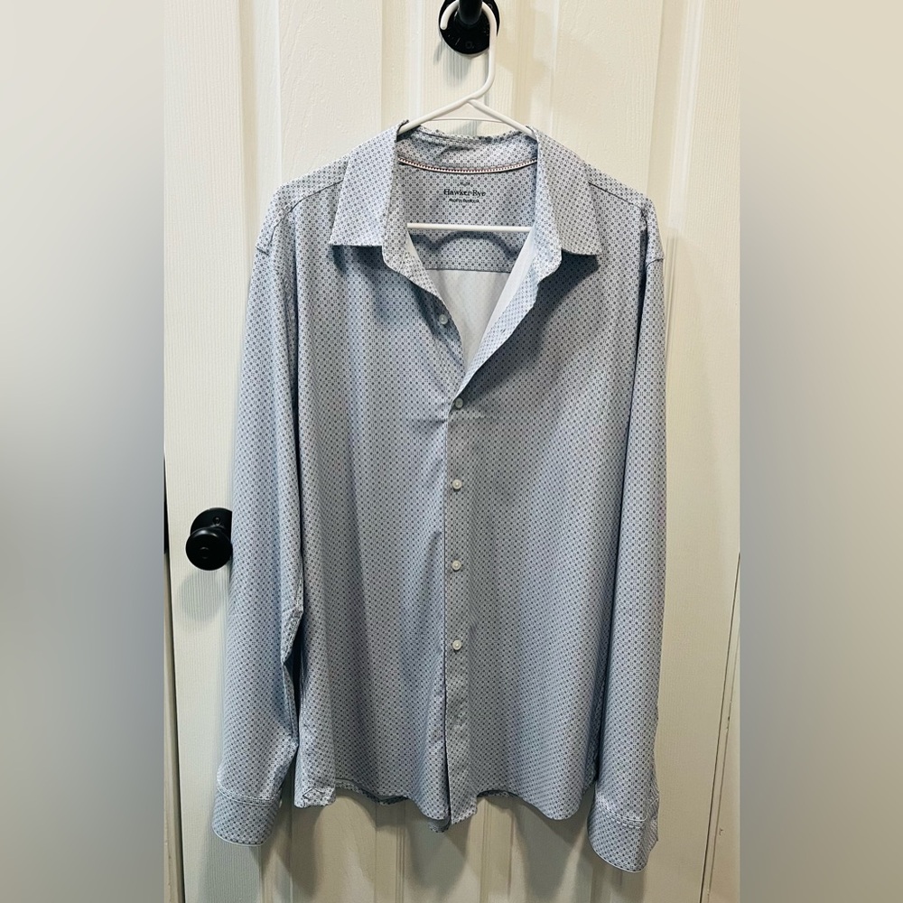 Hawker and Rye Men’s Shirt - NWOT - XL Tall - 78% Recycled Poly & 22% Spandex